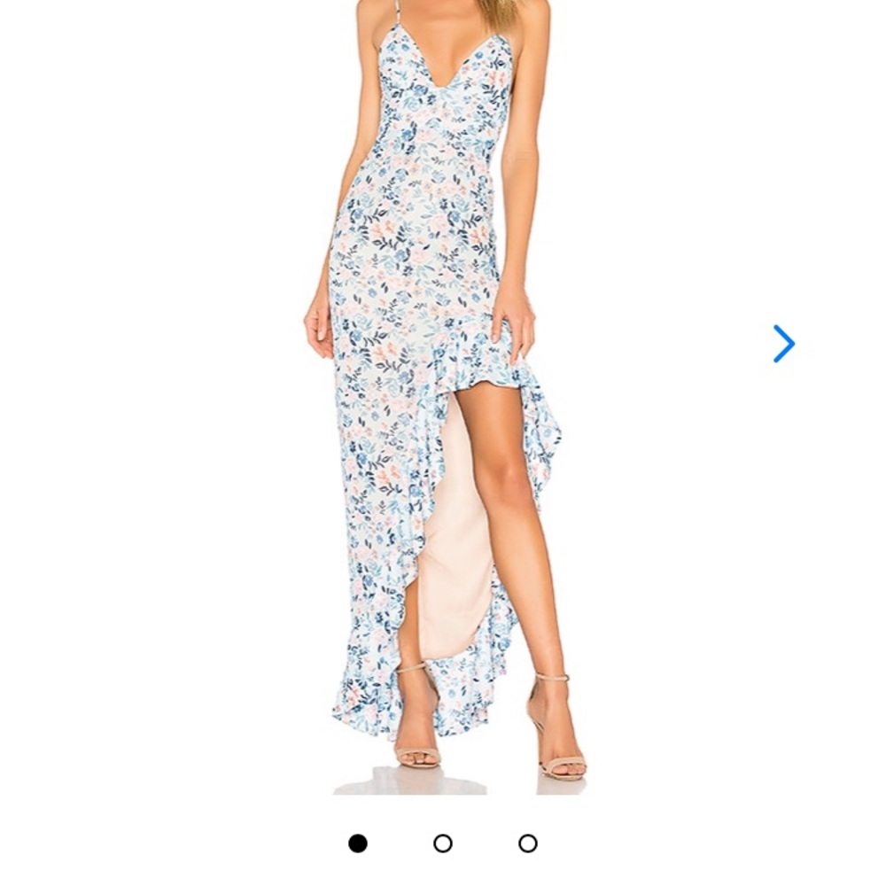 Lovers + Friends floral meadow Ahamani dress
